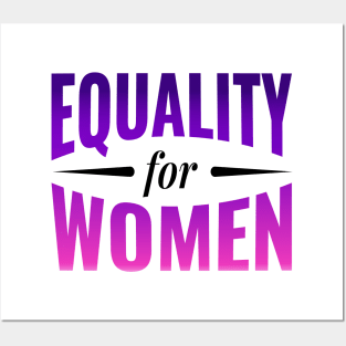 Equality for Women Gender Equality Posters and Art